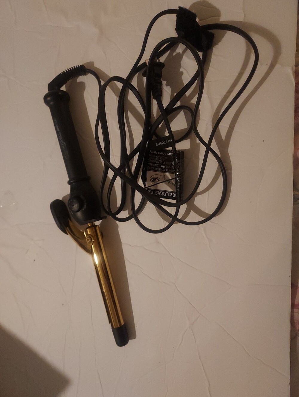 Paul Mitchell Express Gold Curling Iron with Black Handle - Hair Styling Tool